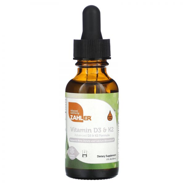 잘러 <b>비타민</b> D3 <b>K2</b> 1 fl oz 30ml