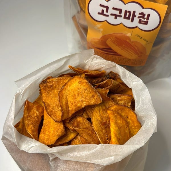 별별간식연구소 대용량 황금 고구마칩 450g 얇고 달콤 바삭한 고구마 원물 건강 간식
