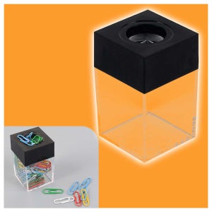 사무용 클립보관통 클립 디스펜서 크립통 보관함