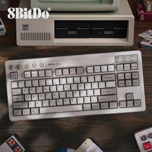 [국내정발] 8bitdo키보드 레트로 무선 8비트 8비토 + 패드 TKL M 영문