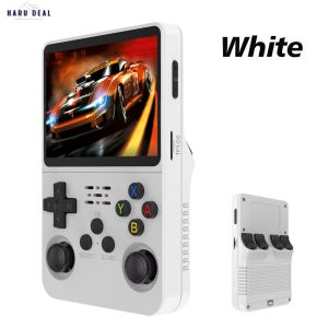 R36S 휴대용 레트로 게임기 리눅스 시스템, 3.5 인치 64GB, 128G