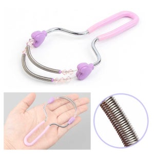 얼굴 다리 솜털제모 잔털제거 여성면도기 2줄 스프링제모기 면도기