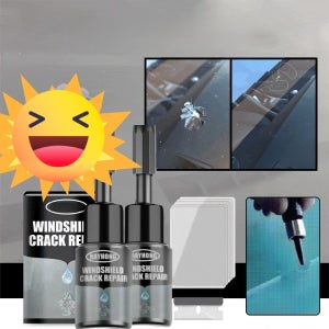 유리 크랙 복구 세트 레이홍 자동차 앞유리 균열 복구액 빠른고품질 20ML