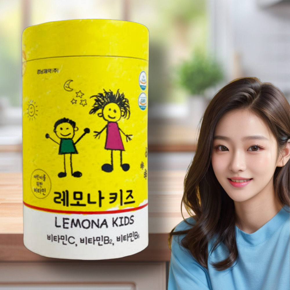 어린이 비타민 c 레모나키즈 100정 아스코르빈산