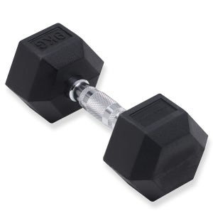 하디로어 육각 덤벨 헬스장 아령 9kg, 1개
