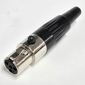 마이크잭 미니XLR 캐논잭 3P 4P 플러그