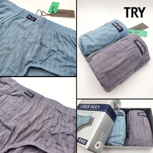 트라이 남자삼각팬티 유소변구 남성 텐셀 모달 삼각 팬티 빤스 속옷 세트