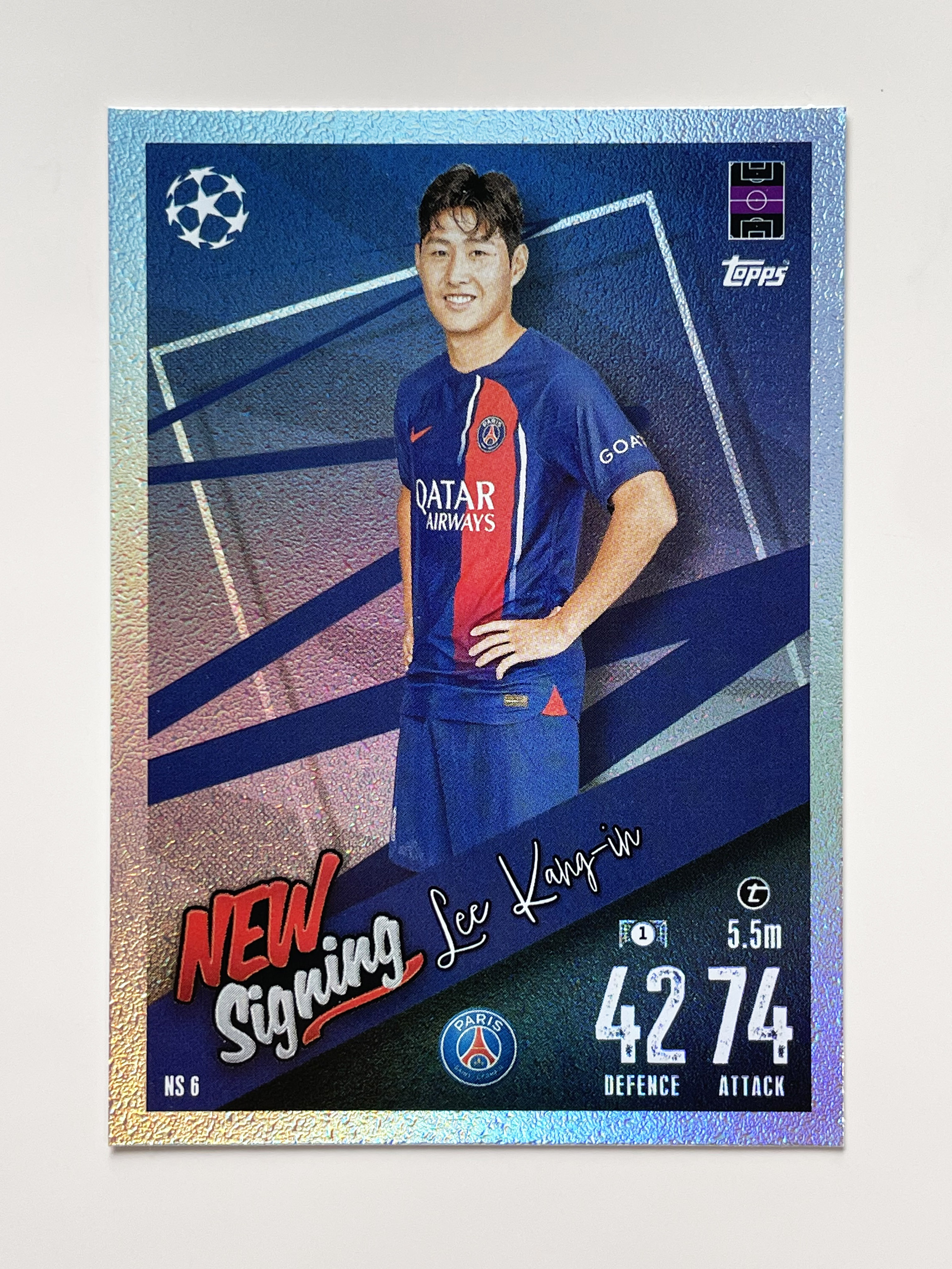 23-24 Topps Match Attax NS6 PSG 이강인