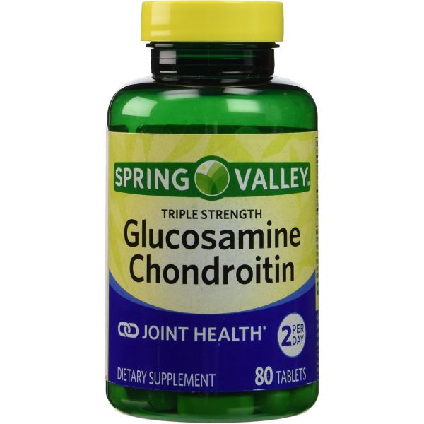 <b>스프링 밸리</b> 글루코사민 콘드로이틴 트리플 스트렝스 80정