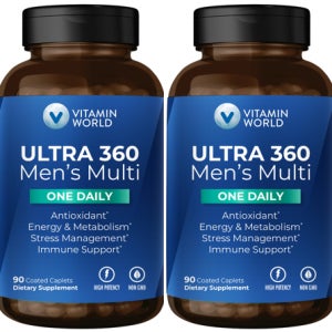 Vitaminworld 비타민월드 울트라 360 남성 원데일리 멀티비타민 90정, 2개