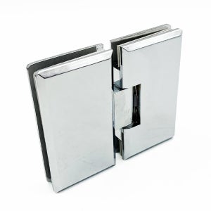 유리경첩 샤워부스힌지 유리대유리 크롬유광 180도 8mm용