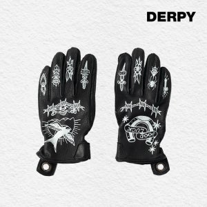 더피 x 키요 클래식 가죽 장갑 FST GLOVES - BLACK