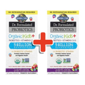 1+1 가든오브라이프 유산균 키즈 어린이 초등학생 30츄어블 2개