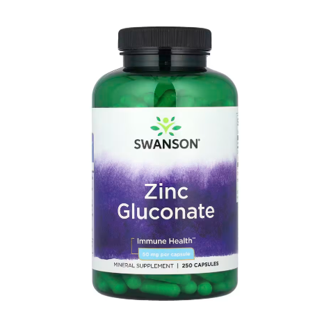 스완슨 <b>징크 글루코네이트 50mg</b> 250정 글루콘산 아연