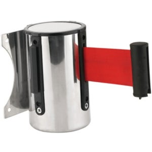 벽 설치형 차단 벨트 3Mx5cm 자동감김 피스형 가이드라인