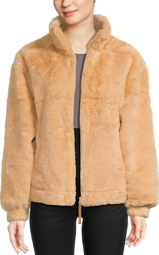 어그 타쉬 폭스 퍼 재킷 UGG Tash Faux Fur Jacket, Oolong