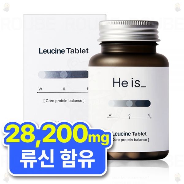 <b>히이즈</b> 류신 타블렛 28200mg 단백질 중년 <b>근육</b>, 60정, 1개