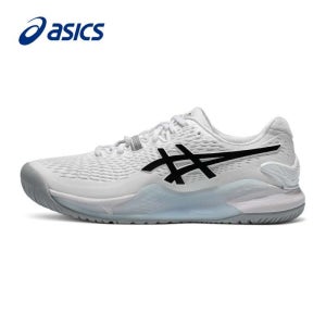 아식스 테니스 신발RESOLUTION 9 충격 흡수 테니스화 화이트/블랙