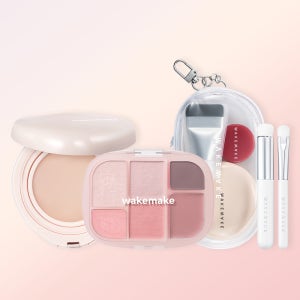 [SET] 웨이크메이크 워터 글로우 코팅밤 12.5g + 아이팔레트 6.4g / 14g 2종 세트 (증정: 미니어처 키링 KIT)