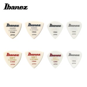 아이바네즈 엘라스토머 일렉 기타 피크 하드/소프트 1.0/1.2/2.2mm