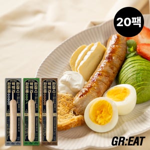 [20팩] new 닭가슴살대체 식단관리 고단백 저지방 한돈 소세지 완벽한돈백질플러스