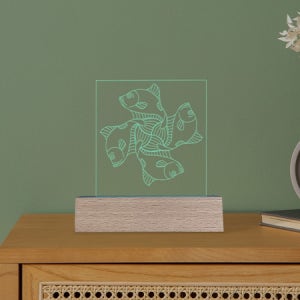 [온교육] 아크릴 7색 무지개등-사각(20인용)