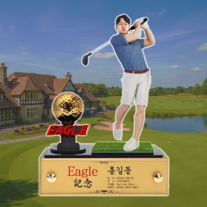 골프피규어 로고피규어 골프트로피 상패 기념패 홀인원 싱글 이글 우승