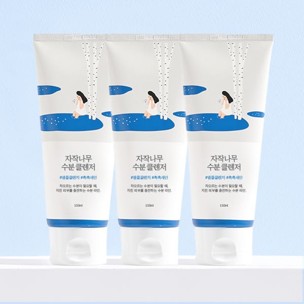 [슈퍼적립 10%] 라운드랩 자작나무 수분 클렌저 150ml 3개 세트