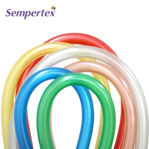 셈퍼텍스 메탈펄 요술풍선 260 혼합 100입 1봉지 풍선꽃다발 벌룬아트