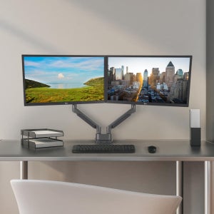 카멜마운트 DMA2D 듀얼 모니터 거치대 모니터암 데스크테리어