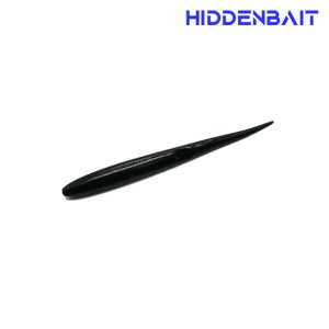 히든베이트 테베 소프트 저크베이트 배스웜 배스낚시 H001 DARK BLACK, 10cm(4인치)