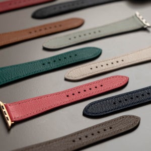 스매스 애플워치 가죽 스트랩 핸드메이드 시계줄 줄질 싱글투어 AWS