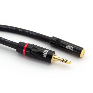 HDTOP 국산 제작 3.5 스테레오 암수 MF 연장 케이블 3M HT-TP392