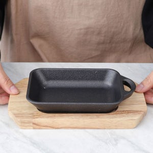 키치노 고급형 리빙아트 무쇠 주물팬 직사각 불판 14.5cm (671429)