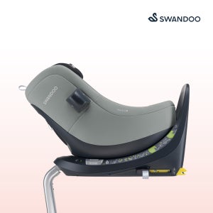 [스완두] 마리5 아이사이즈 신생아 회전형 카시트 세이지 그레이