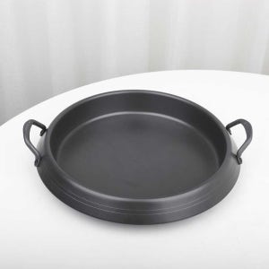 경질 스끼야끼 전골 냄비 샤브샤브 나베 곱창 팬 손잡이 ZZ 30cm