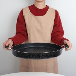 HJ 알루미늄 전판 코팅 팬 닭갈비 볶음 대용량 업소용 후라이팬 ZZ 38cm