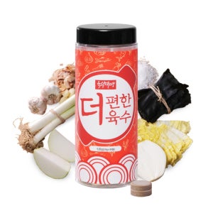 더편한육수 한알육수 1병 다시팩 동전 더진한 코인육수