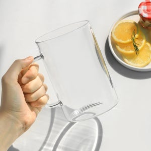 대용량 내열유리컵 1000ml 1리터맥주잔 카페 아이스아메리카노잔 워터글라스