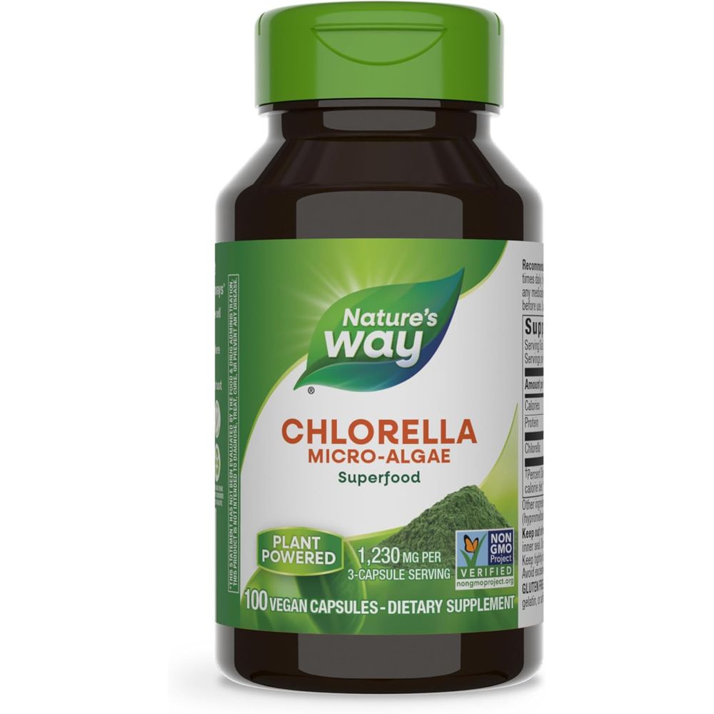 네이쳐스웨이 <b>클로렐라 마이크로</b> <b>알개</b> 비건캡슐 100정