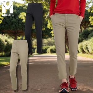 밀레 여성 울터치 폰테 기모 팬츠 겨울 기능성 바지 신축성 아웃도어