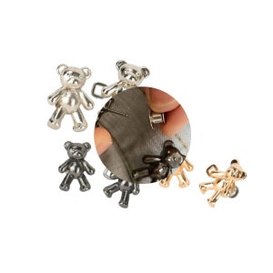 벨카마 블랙 1EA 바지 옷핀 단추 줄이기 허리조절 클립 압정