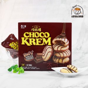 해태 사브레 초코크렘 204g