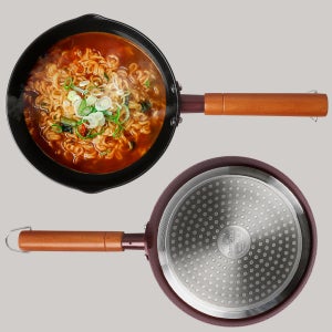 함마톤 IH 인덕션 편수냄비 18cm 코팅 밀크팬 소스팬 1인용 작은 라면냄비