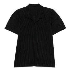 이세이미야케 반팔 플리츠 폴로 티셔츠 블랙 HP49JM430 15