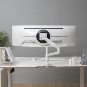 카멜마운트 IMA2PL 고중량 모니터암 싱글 폴타입 높이 조절 특화 모니터 거치대