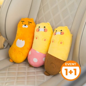 [SET] 카카오프렌즈/니니즈 발라당 차량용 안전벨트커버 1+1 세트