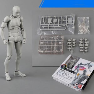 3D 드로잉 모형 포즈 구현 바디 피규어 DX SET 그레이 남성