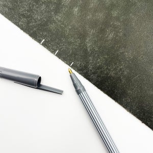 가죽공예 은색볼펜 봉제용은펜 빅볼