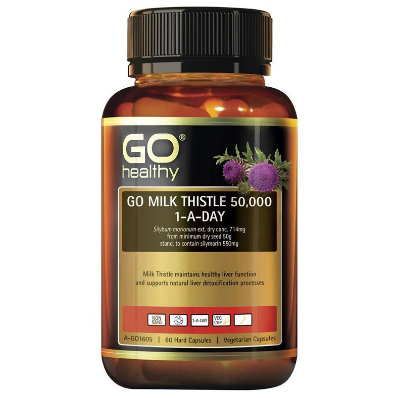 고헬시 GO Healthy 간에 좋은 밀크씨슬 50000mg 60캡슐